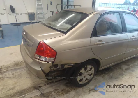 2009 Kia Spectra Ex z USA, uszkodzony, nr VIN KNAFE221395600506